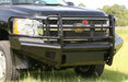 Fab Fours CH11-S2760-1 Black Steel Front Ranch Bumper - Truck Part Superstore