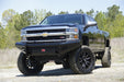 Fab Fours CH11-S2761-1 Black Steel Front Ranch Bumper - Truck Part Superstore