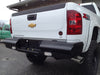 Fab Fours CH11-T2150-1 Black Steel Ranch Rear Bumper; 2 Stage Black Powder Coated; - Truck Part Superstore