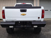 Fab Fours CH11-T2150-1 Black Steel Ranch Rear Bumper; 2 Stage Black Powder Coated; - Truck Part Superstore