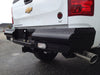 Fab Fours CH11-T2150-1 Black Steel Ranch Rear Bumper; 2 Stage Black Powder Coated; - Truck Part Superstore