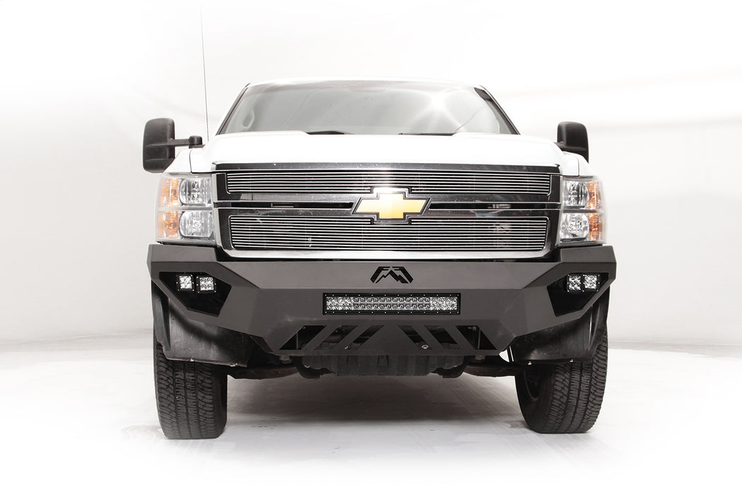 Fab Fours CH11-V2751-1 Vengeance Front Bumper; 2 Stage Black Powder Coated; No Guard; - Truck Part Superstore