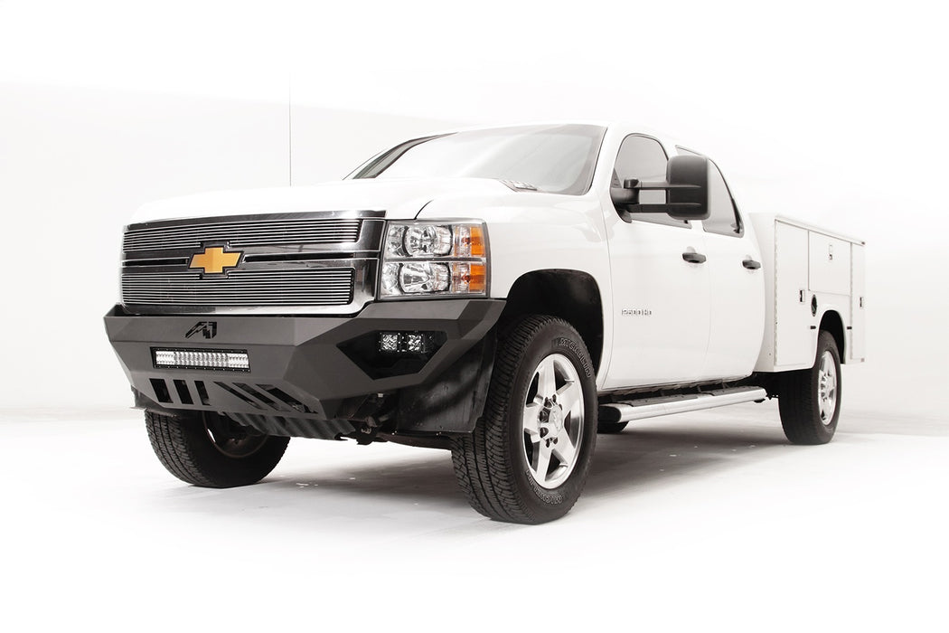Fab Fours CH11-V2751-B Vengeance Front Bumper; Uncoated/Paintable; No Guard; [AWSL]; - Truck Part Superstore