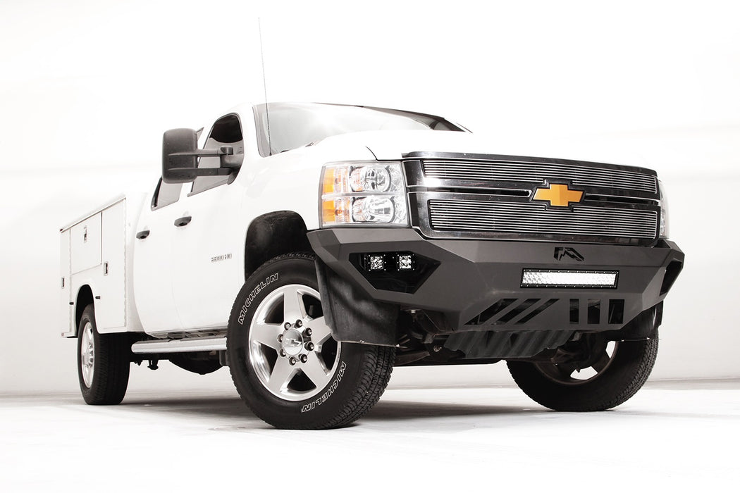 Fab Fours CH11-V2751-B Vengeance Front Bumper; Uncoated/Paintable; No Guard; [AWSL]; - Truck Part Superstore