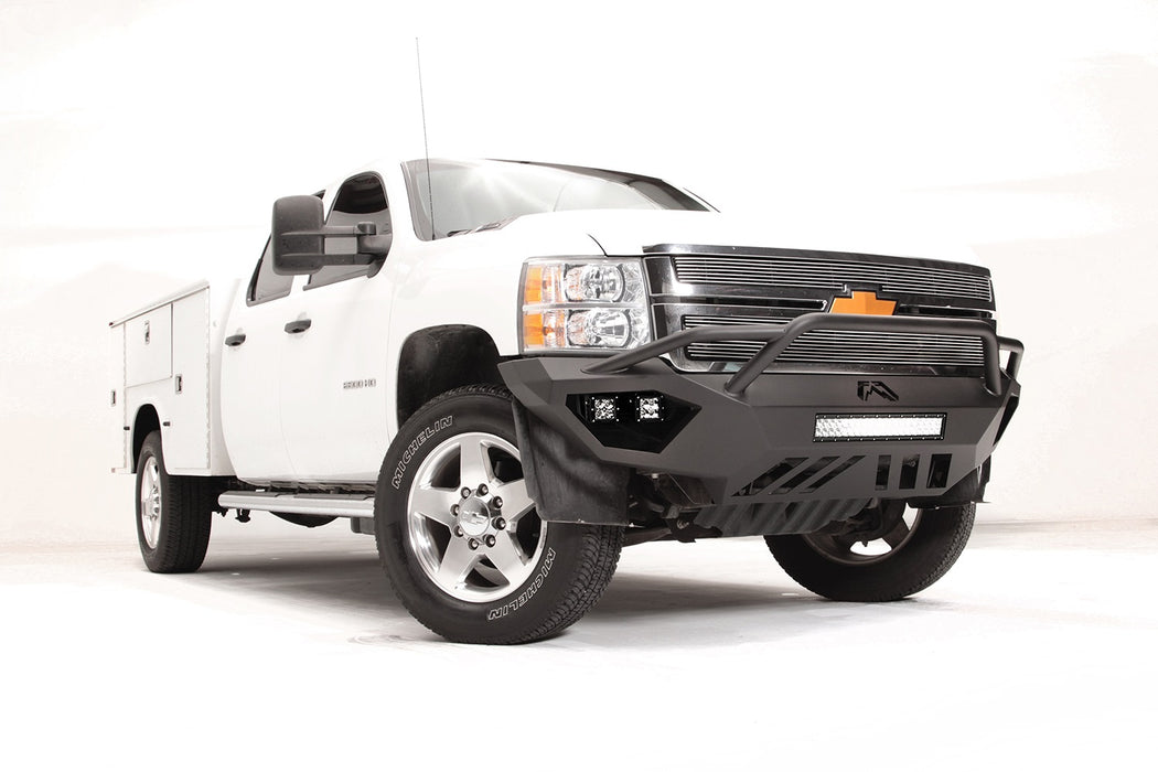Fab Fours CH11-V2752-B Vengeance Front Bumper; Uncoated/Paintable; w/Pre Runner Guard; [AWSL]; - Truck Part Superstore