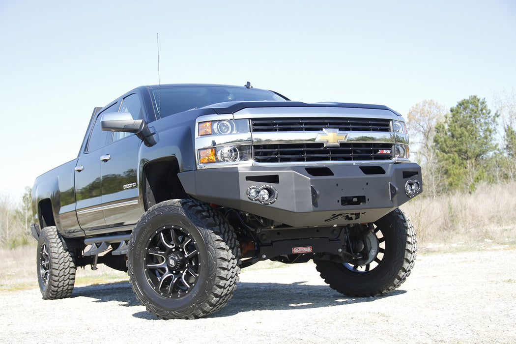 Fab Fours CH14-A3051-B Premium Heavy Duty Winch Front Bumper - Truck Part Superstore