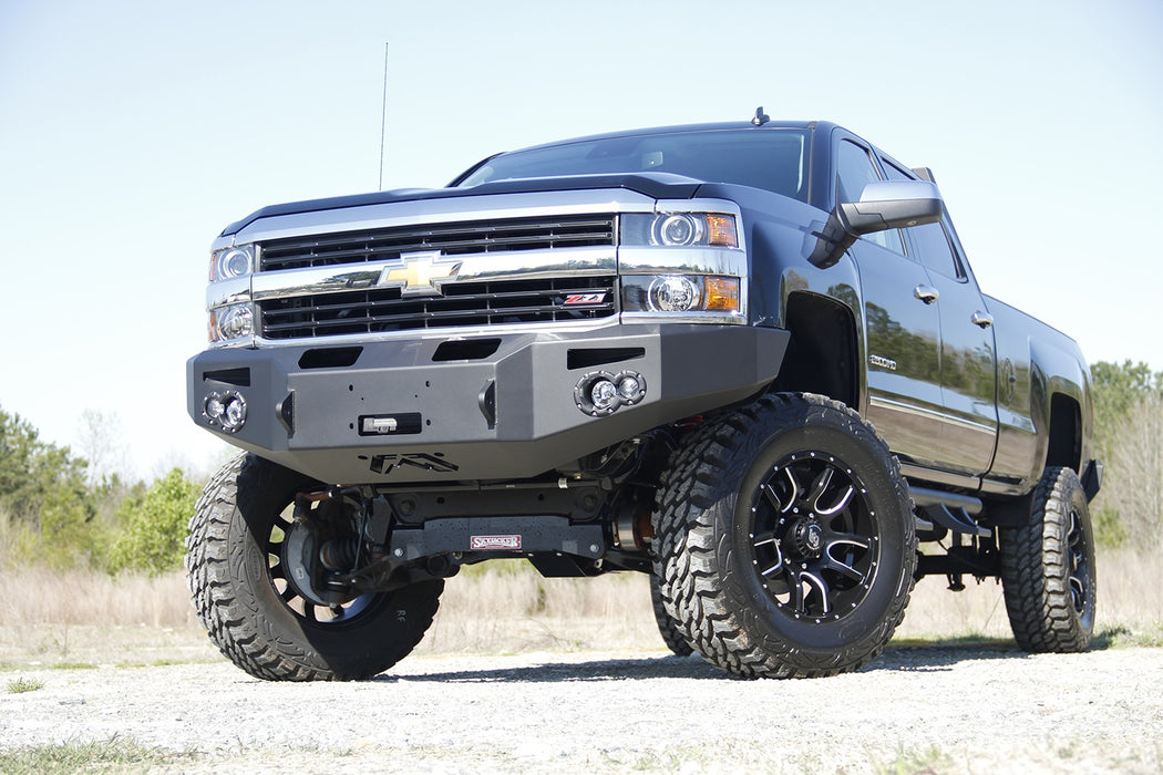 Fab Fours CH14-A3051-1 Premium Heavy Duty Winch Front Bumper - Truck Part Superstore