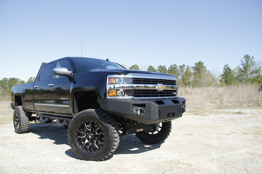 Fab Fours CH14-A3051-B Premium Heavy Duty Winch Front Bumper - Truck Part Superstore