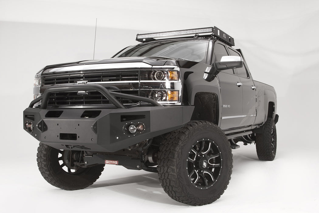 Fab Fours CH14-C3052-B Premium Winch Front Bumper - Truck Part Superstore