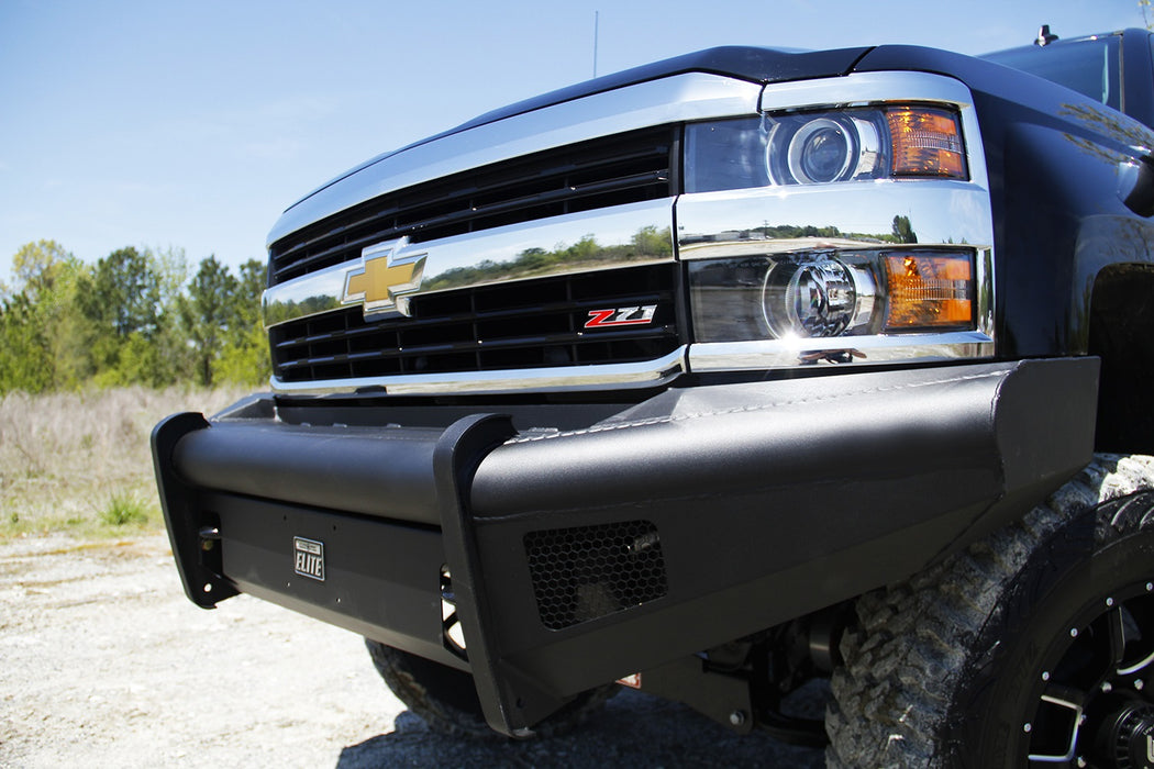 Fab Fours CH14-Q3061-1 Elite Front Ranch Bumper - Truck Part Superstore