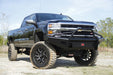 Fab Fours CH14-S3062-1 Black Steel Front Ranch Bumper - Truck Part Superstore