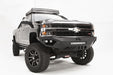 Fab Fours CH15-V3051-1 Vengeance Front Bumper; 2 Stage Black Powder Coated; Sensor Bumper; No Guard; - Truck Part Superstore