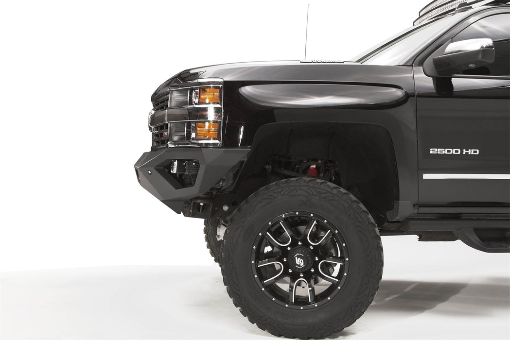 Fab Fours CH15-V3051-B Vengeance Front Bumper; Uncoated/Paintable; Sensor Bumper; No Guard; [AWSL]; - Truck Part Superstore