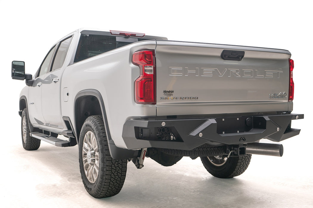 Fab Fours CH20-E4951-1 Vengeance Rear Bumper; 2 Stage Black Powder Coated; - Truck Part Superstore