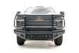 Fab Fours CH20-S4960-1 Black Steel Front Ranch Bumper; w/Full Guard And Tow Hooks; Steel; Black; - Truck Part Superstore