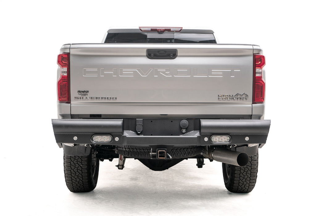 Fab Fours CH20-U4950-1 Elite Rear Bumper; Steel; Matte Black Finish; - Truck Part Superstore