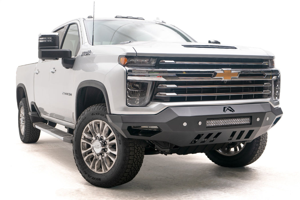 Fab Fours CH20-V4951-1 Vengeance Front Bumper; 2 Stage Black Powder Coated; w/No Guard; - Truck Part Superstore