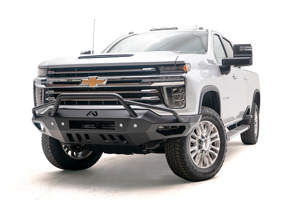 Fab Fours CH20-V4952-B Vengeance Front Bumper; Uncoated/Paintable; w/Pre Runner Guard; - Truck Part Superstore
