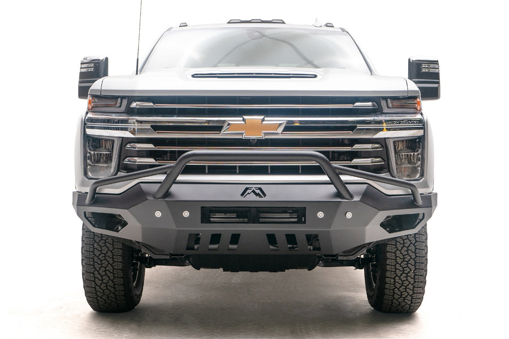 Fab Fours CH20-V4952-B Vengeance Front Bumper; Uncoated/Paintable; w/Pre Runner Guard; - Truck Part Superstore
