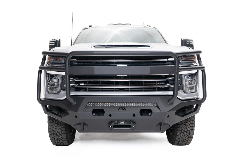Fab Fours CH20-X4950-B Matrix Front Bumper; w/Full Guard; Bare; - Truck Part Superstore