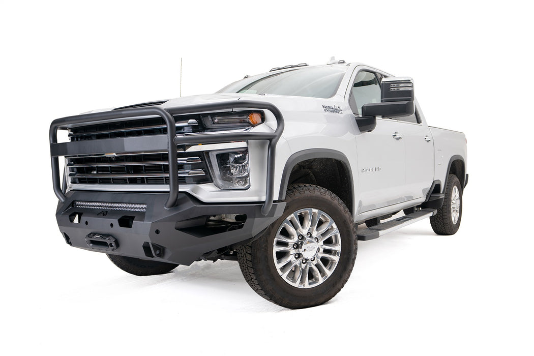 Fab Fours CH20-X4950-B Matrix Front Bumper; w/Full Guard; Bare; - Truck Part Superstore
