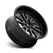 Fuel 1PC D76122008447 D761 22X10 6X5.5 G-BLK MILL -18MM - Truck Part Superstore