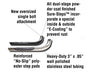 Smittybilt CN110-S2S Sure Step 3 Inch Side Bars 95-99 Tahoe/Yukon 1500 2 Door Stainless Steel Smittybilt - Truck Part Superstore