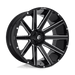 Fuel 1PC D61524209847 D615 24X12 6X135/5.5 GL-BLK-MIL -44MM - Truck Part Superstore