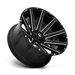 Fuel 1PC D61524209847 D615 24X12 6X135/5.5 GL-BLK-MIL -44MM - Truck Part Superstore