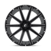 Fuel 1PC D61524209847 D615 24X12 6X135/5.5 GL-BLK-MIL -44MM - Truck Part Superstore