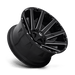 Fuel 1PC D61524208247 D615 24X12 8X6.5 GL-BLK-MIL -44MM - Truck Part Superstore