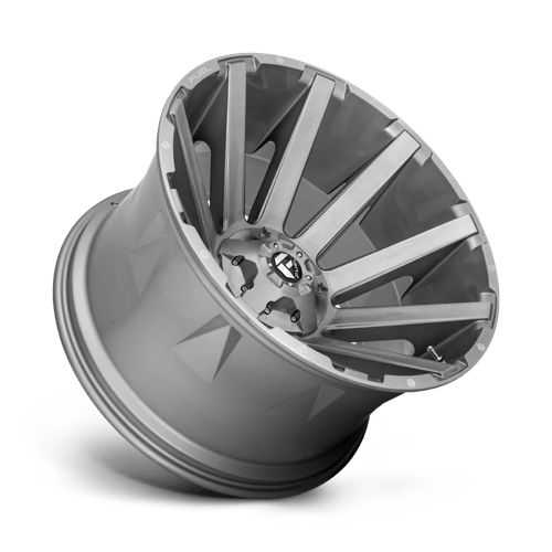 Fuel 1PC D71420909856 D714 20X9 6X135/5.5 BRSH-GNMTL-TTC 19MM - Truck Part Superstore