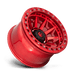 Fuel 1PC D11317905645 D113 17X9 5X150 GL-RED -15MM - Truck Part Superstore