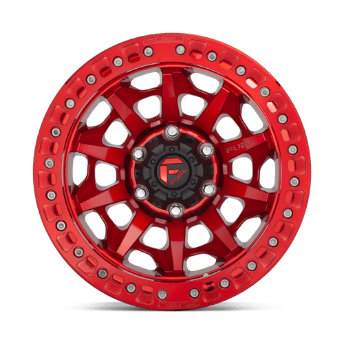 Fuel 1PC D11317908945 D113 17X9 6X135 GL-RED -15MM - Truck Part Superstore