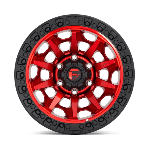 Fuel 1PC D69517908445 D695 17X9 6X5.5 GL-RED-BBR -12MM - Truck Part Superstore