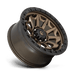 Fuel 1PC D69620901757 D696 20X9 8X170 MT-BRNZ-BBR 20MM - Truck Part Superstore