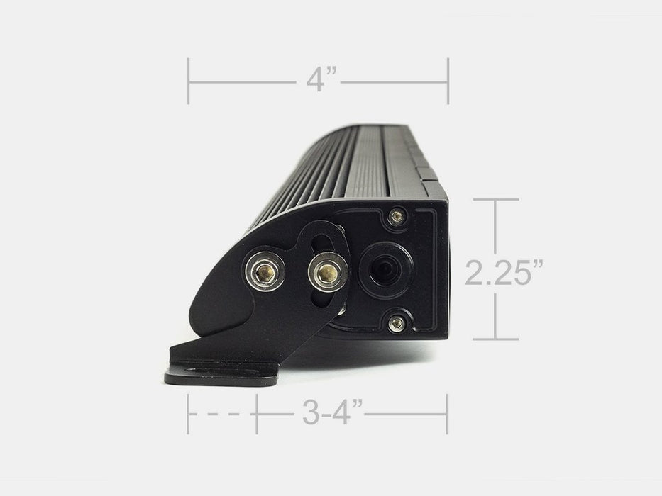 Cali Raised LED CR2319 43 Inch Amber/White Dual Function LED Bar Single Row Cali Raised LED - Truck Part Superstore