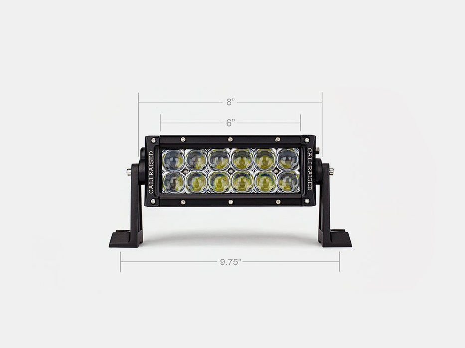 Cali Raised LED CR2324 8 Inch Dual Row 5D Optic OSRAM LED Light Bar Cali Raised LED - Truck Part Superstore