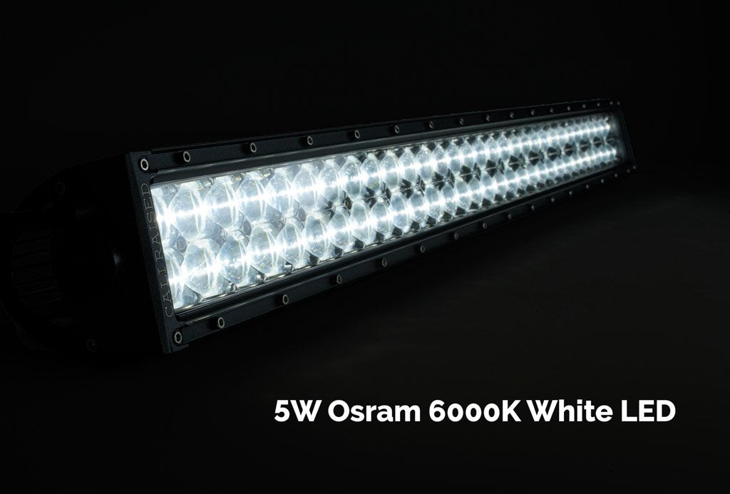 Cali Raised LED CR2324 8 Inch Dual Row 5D Optic OSRAM LED Light Bar Cali Raised LED - Truck Part Superstore