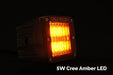 Cali Raised LED CR2327 LED Light Pod 3x2 18w Amber Aluminum Housing Cali Raised LED - Truck Part Superstore