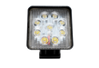 Cali Raised LED CR2328 27W Square Work Light 9pcs 3W High Intensity Cree LEDs Cali Raised LED - Truck Part Superstore