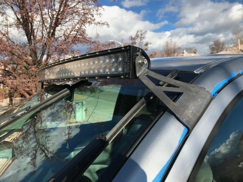 Cali Raised LED CR2343 07-21 Tundra 52 Inch Curved LED Light Bar Roof Mounting Brackets Cali Raised LED - Truck Part Superstore