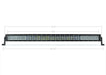 Cali Raised LED CR2349 14-21 Tundra 42 Inch Hidden Grille Curved LED Light Bar Mounting Brackets Cali Raised LED - Truck Part Superstore