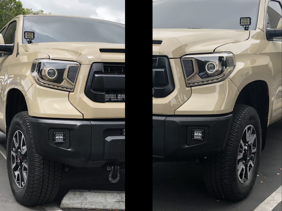 Cali Raised LED CR2350 14-21 Tundra LED Fog Light Pod Replacement Mounting Brackets Cali Raised LED - Truck Part Superstore