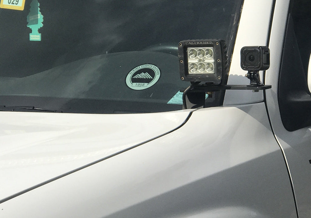 Cali Raised LED CR2371 Ditch Light Bracket Extensions Black Semi Gloss Powdercoat Cali Raised LED - Truck Part Superstore