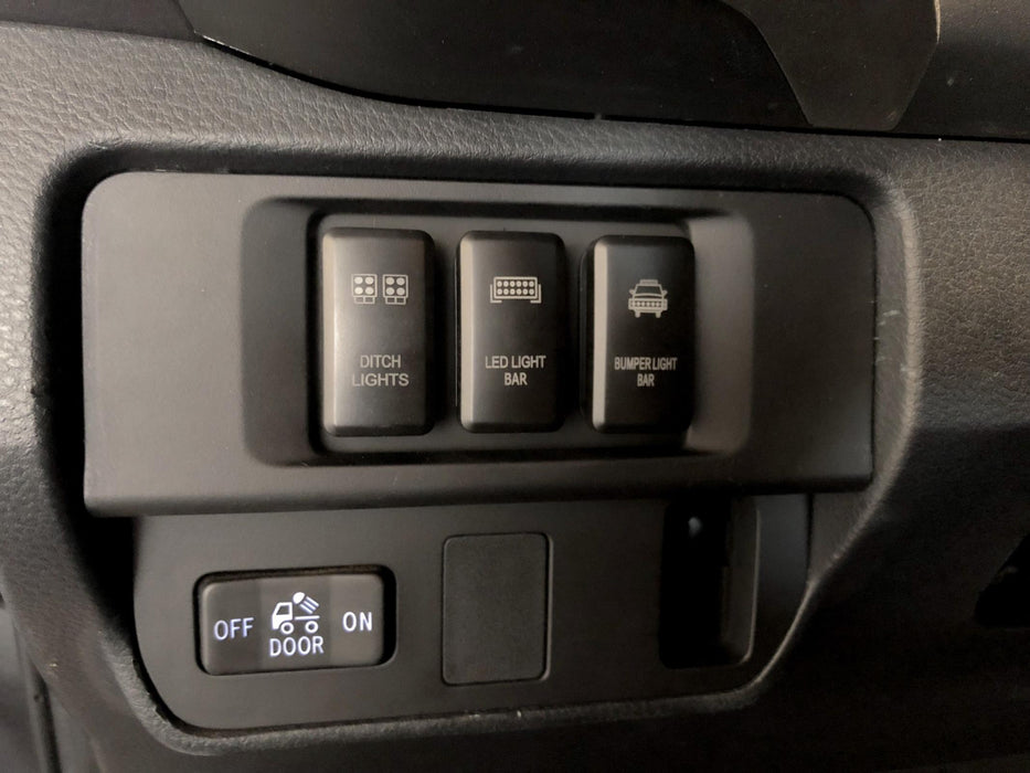 Cali Raised LED CR2378 16-20 Tacoma OEM Style Switch Panel 3 Switch Cali Raised LED - Truck Part Superstore