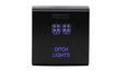 Cali Raised LED CR2386 Toyota OEM Square Style Ditch Lights Switch Cali Raised LED - Truck Part Superstore