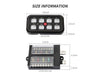 Cali Raised LED CR2397 Vehicle Accessory 8 Switch Control System Blue Backlighting Cali Raised LED - Truck Part Superstore