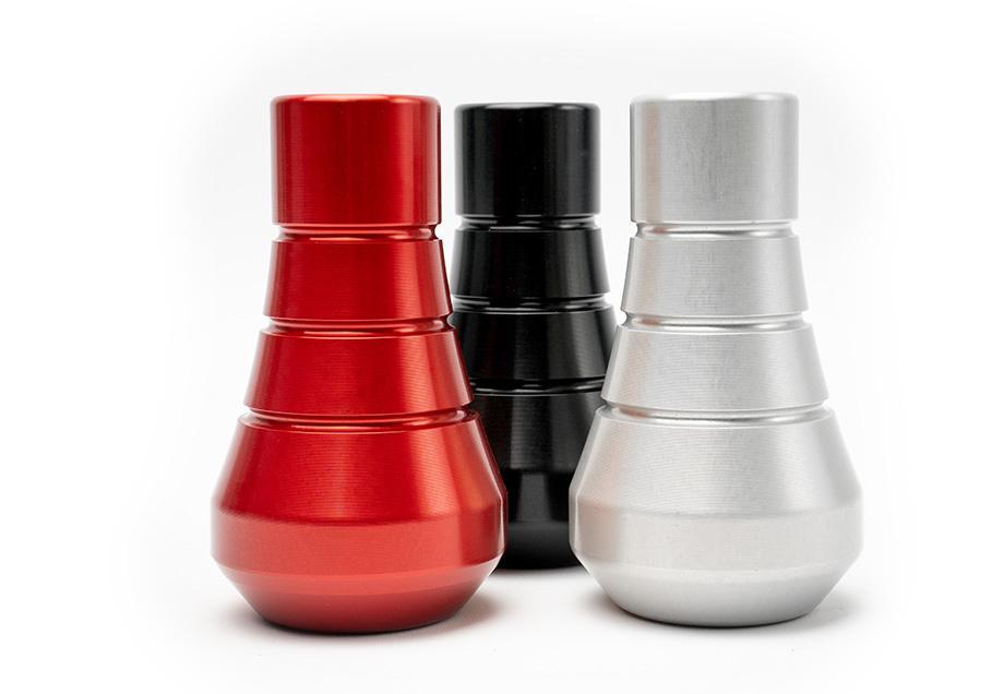 Cali Raised LED CR2416 Toyota Shift Knob 07-21 Tundra 05-Present Tacoma 03-Present 4Runner Anodized Aluminum Red Cali Raised LED - Truck Part Superstore