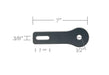 Cali Raised LED CR2418 Ditch Light Bracket Extensions Black Semi Gloss Powdercoat Cali Raised LED - Truck Part Superstore